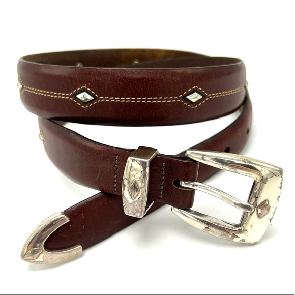 Brighton Denver Diamond Studded Leather 